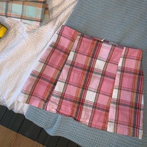 Urban outfitters plaid skirt